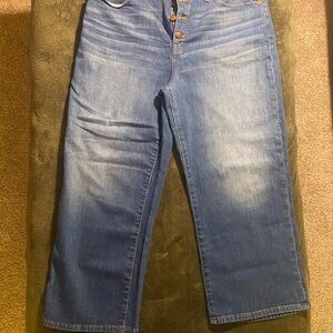 Madewell Women's Straight Leg Blue Jeans